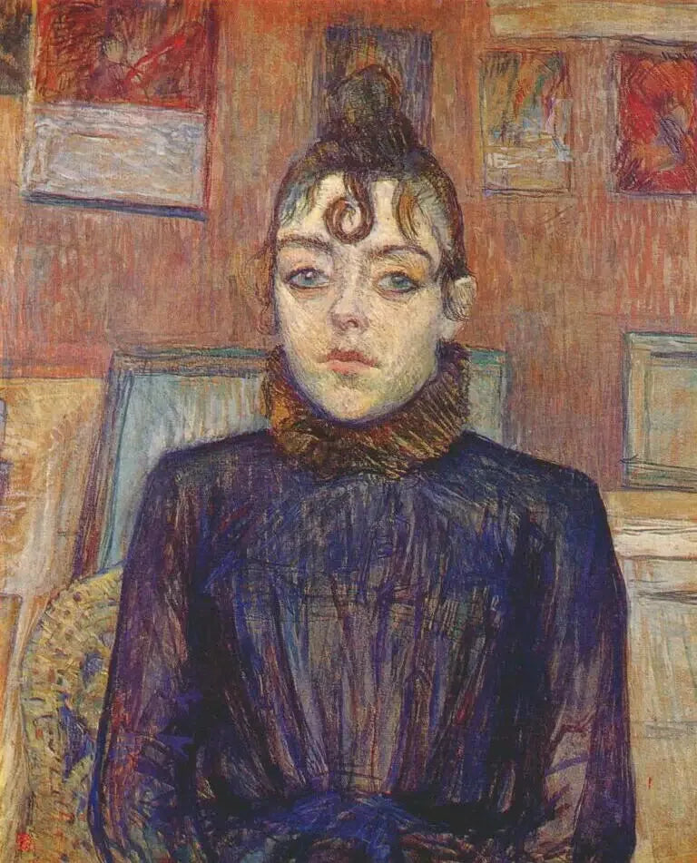 Flicka med Lovelock - Henri de Toulouse-Lautrec