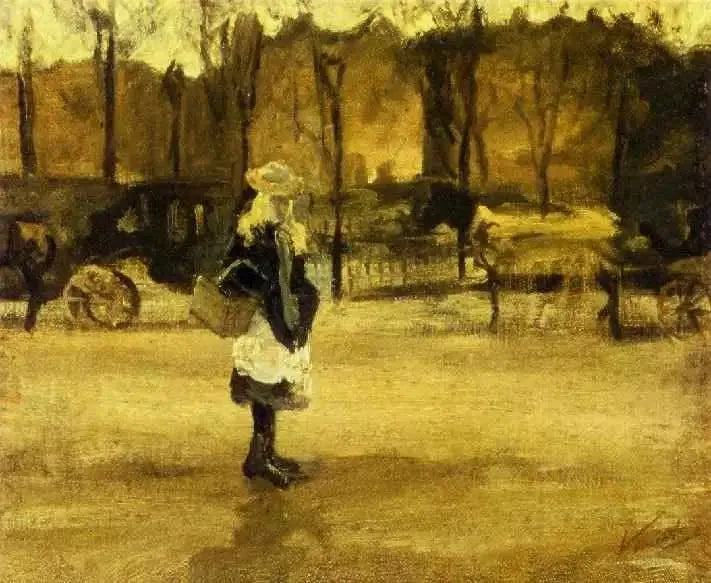 Flicka på gatan - Vincent van Gogh
