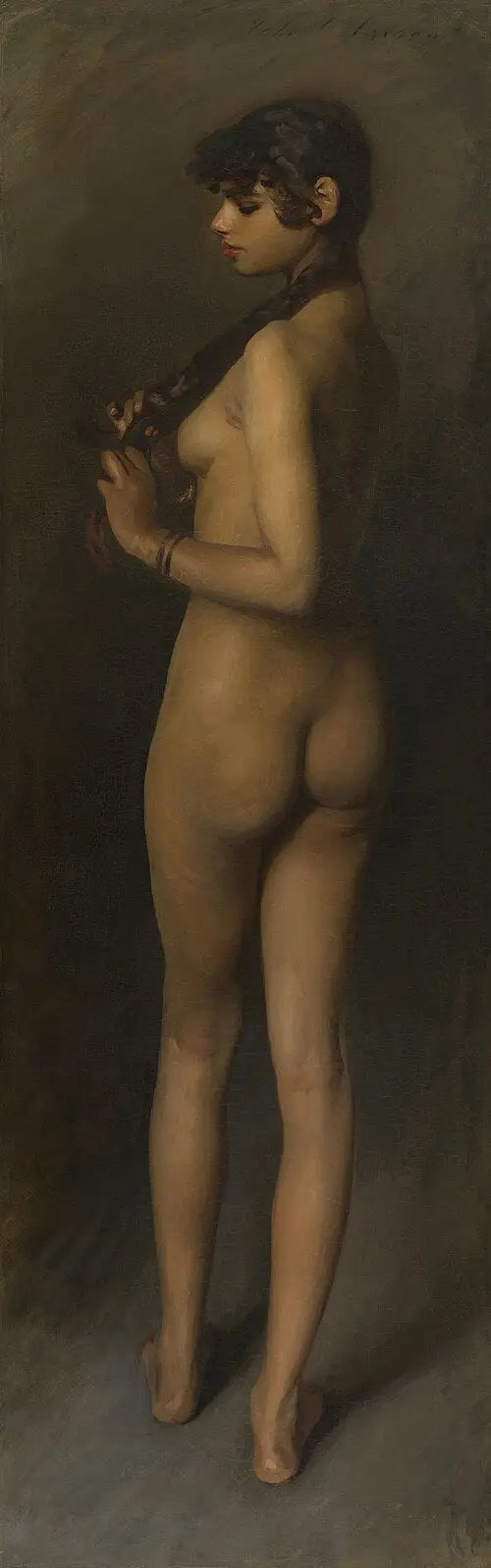 Egyptisk nakenflicka - John Singer Sargent