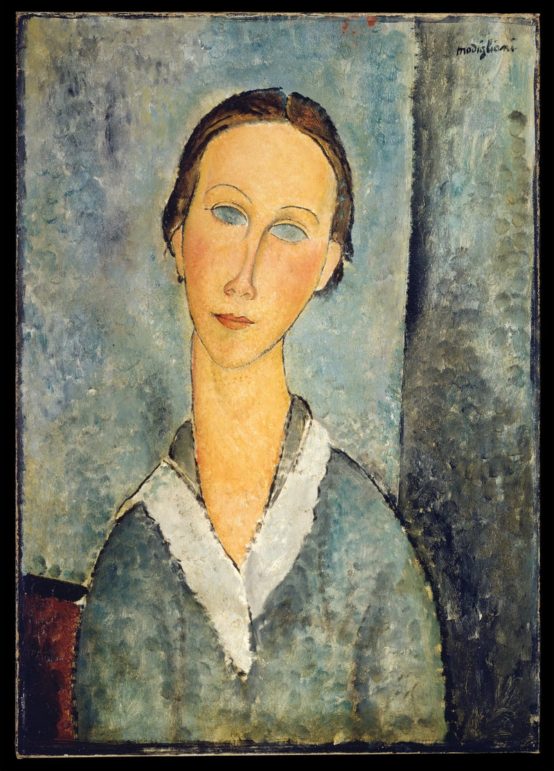 Flicka i sjömansblus - Amedeo Modigliani