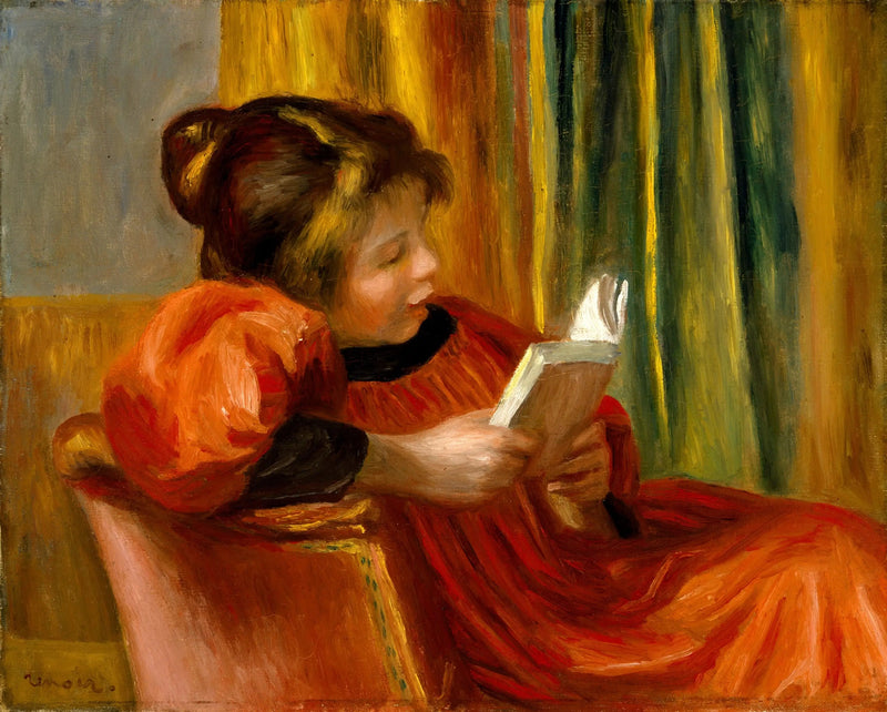 Flicka som läser - Pierre-Auguste Renoir