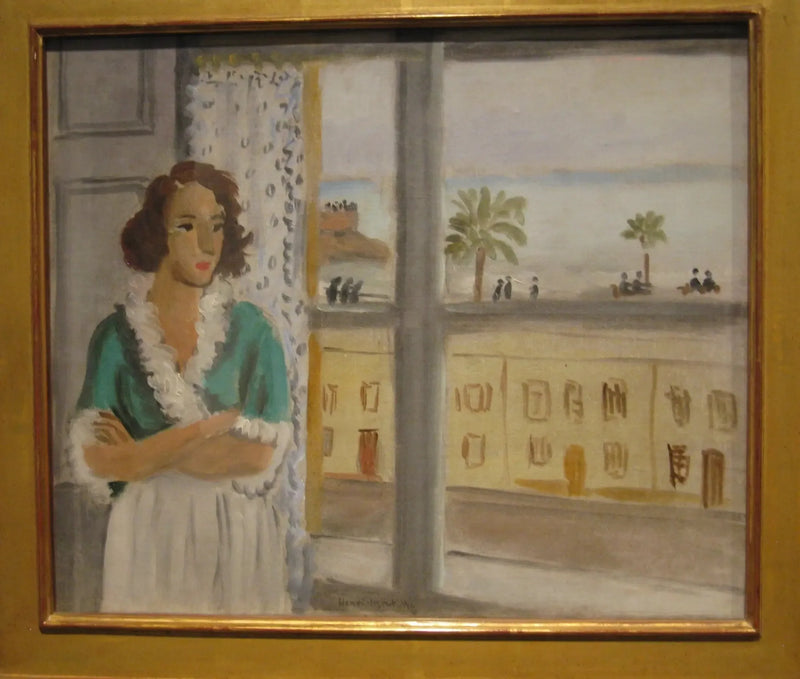 Flicka vid ett fönster - Henri Matisse
