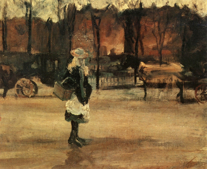 Flicka på gatan - Vincent van Gogh