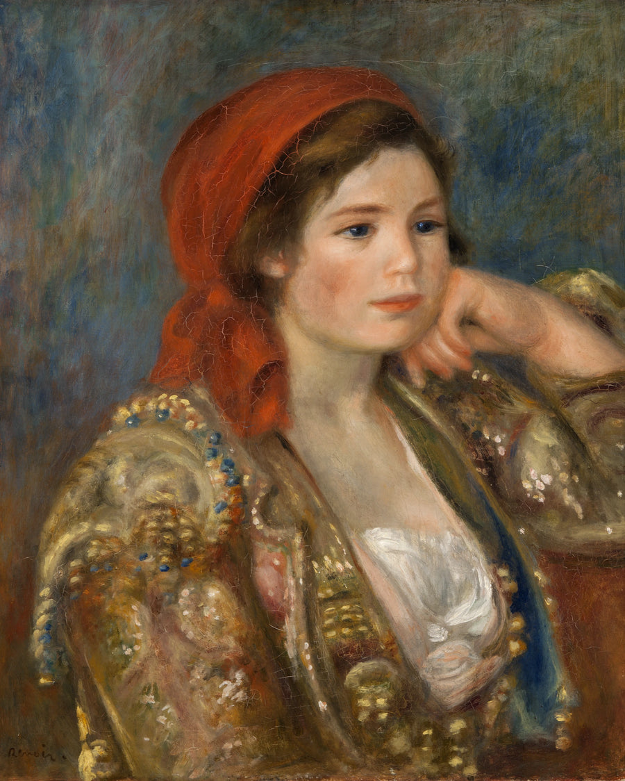 Flicka i spansk jacka - Pierre-Auguste Renoir