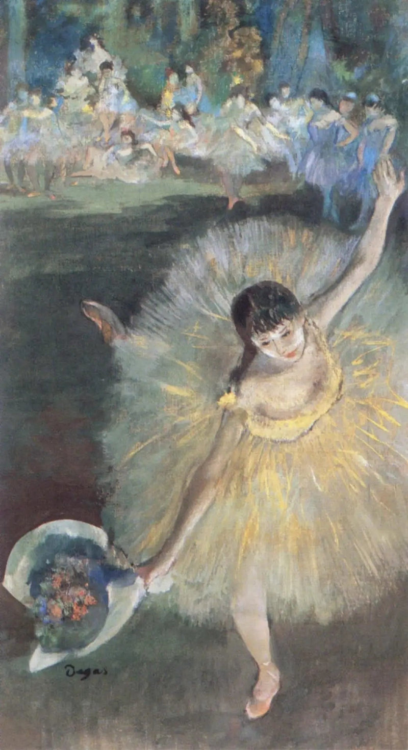 Arabesqueens slut - Edgar Degas