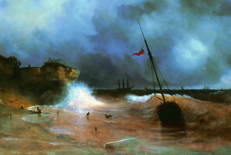 Slutet på stormen - Ivan Aïvazovski