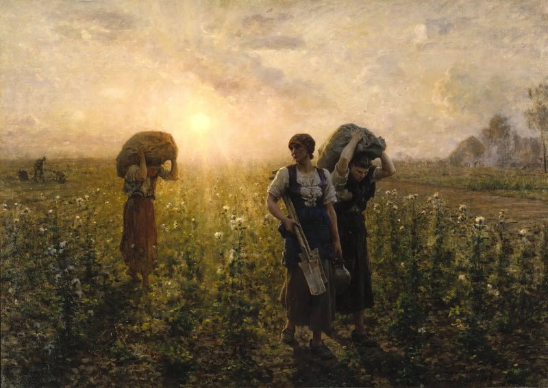 Slutet på arbetet - Jules Breton