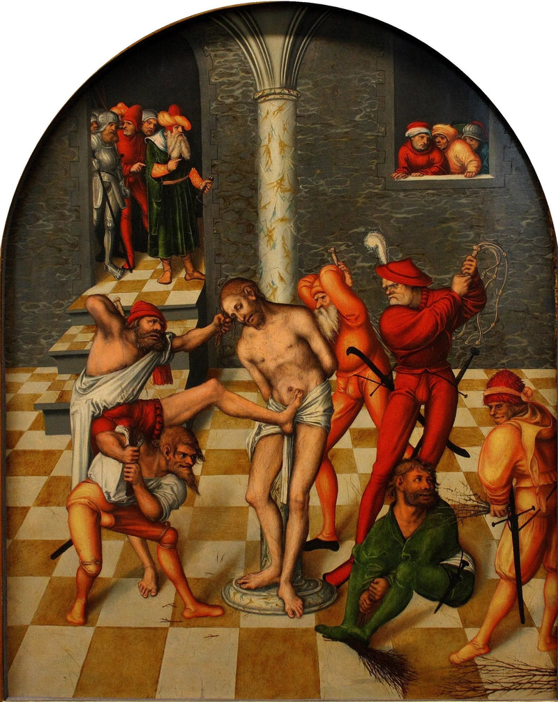 Flagellation av Kristus - Lucas Cranach den äldre