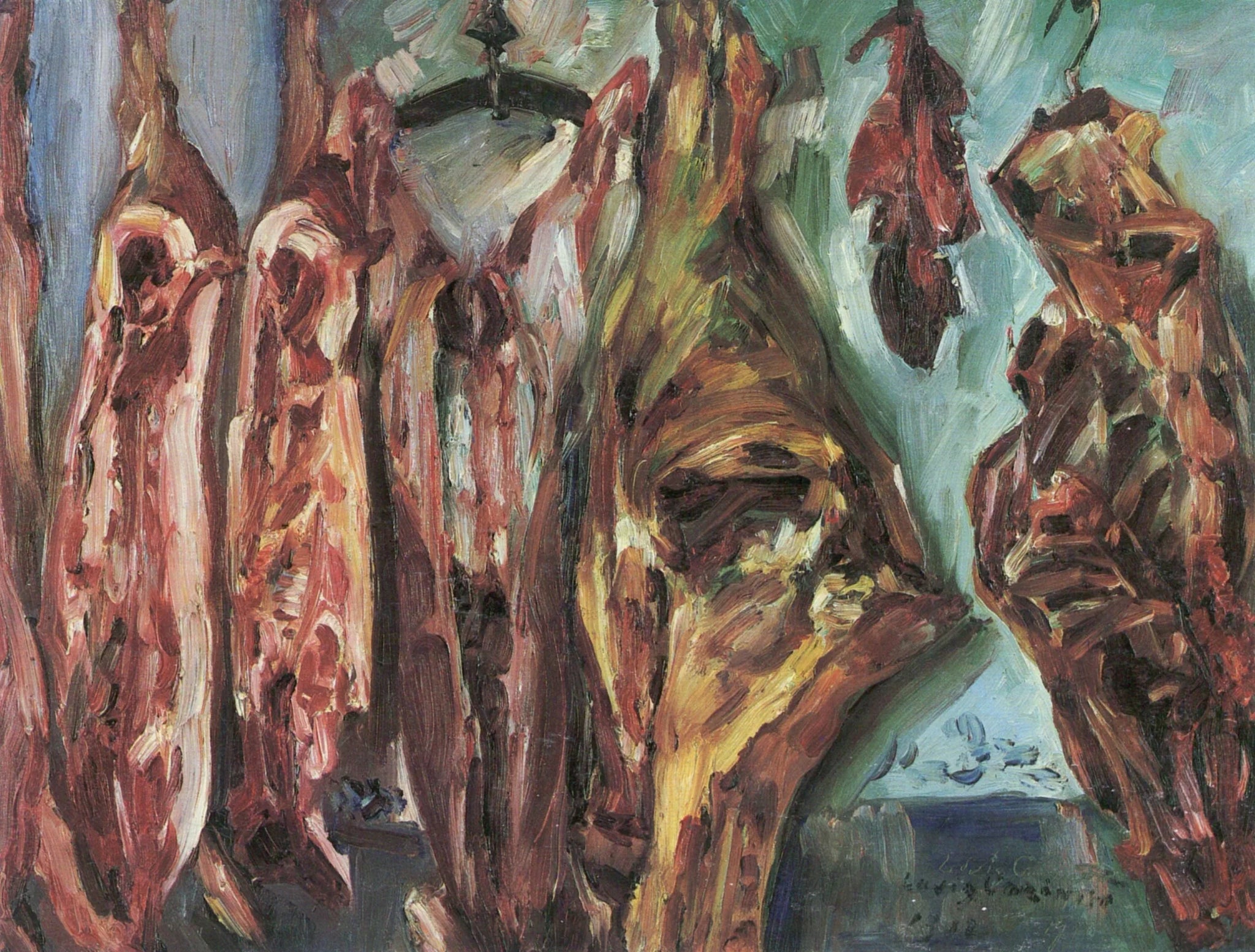 Fleischerladen - Lovis Corinth image 1 reproduction réalisée par Alpha Reproduction