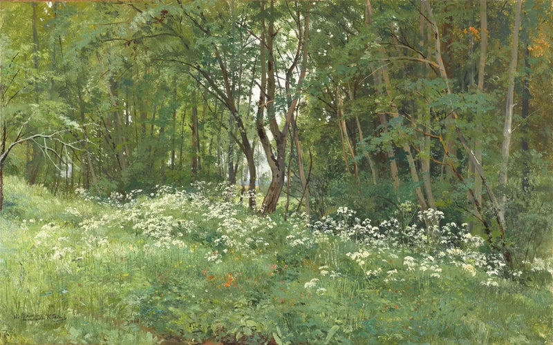Blommor vid skogsbrynet - Ivan Chichkine