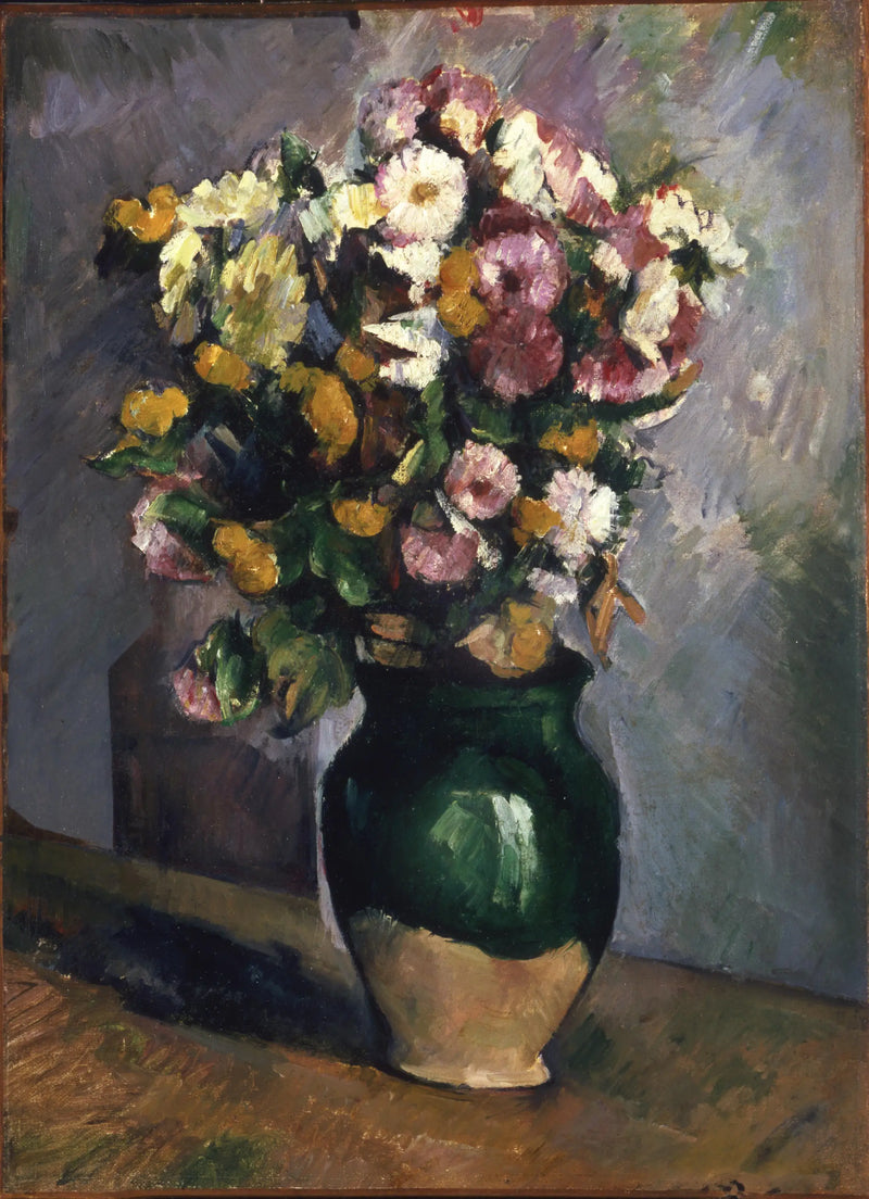 Blommor i en olivkruka - Paul Cézanne