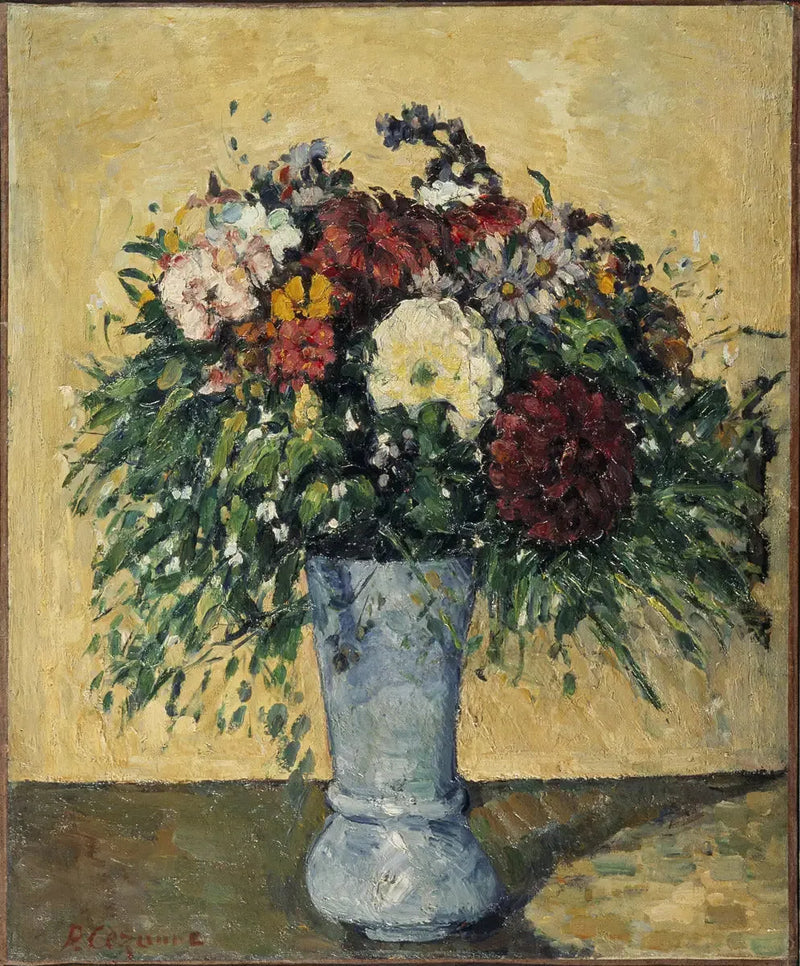 Blommor i en vas - Paul Cézanne