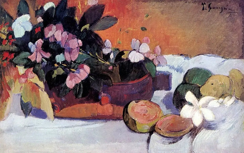 Blommor i en skål - Paul Gauguin