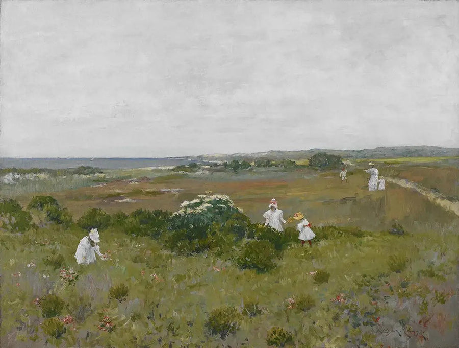 Sjöstrandsblommor - William Merritt Chase