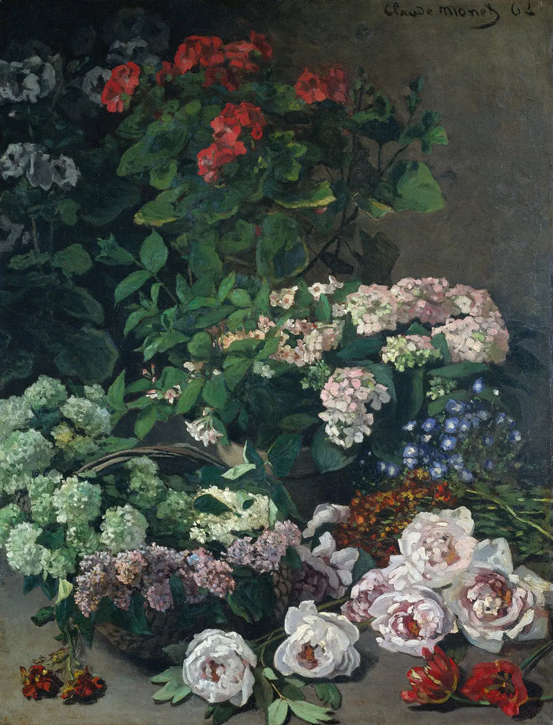 Vårblommor - Claude Monet