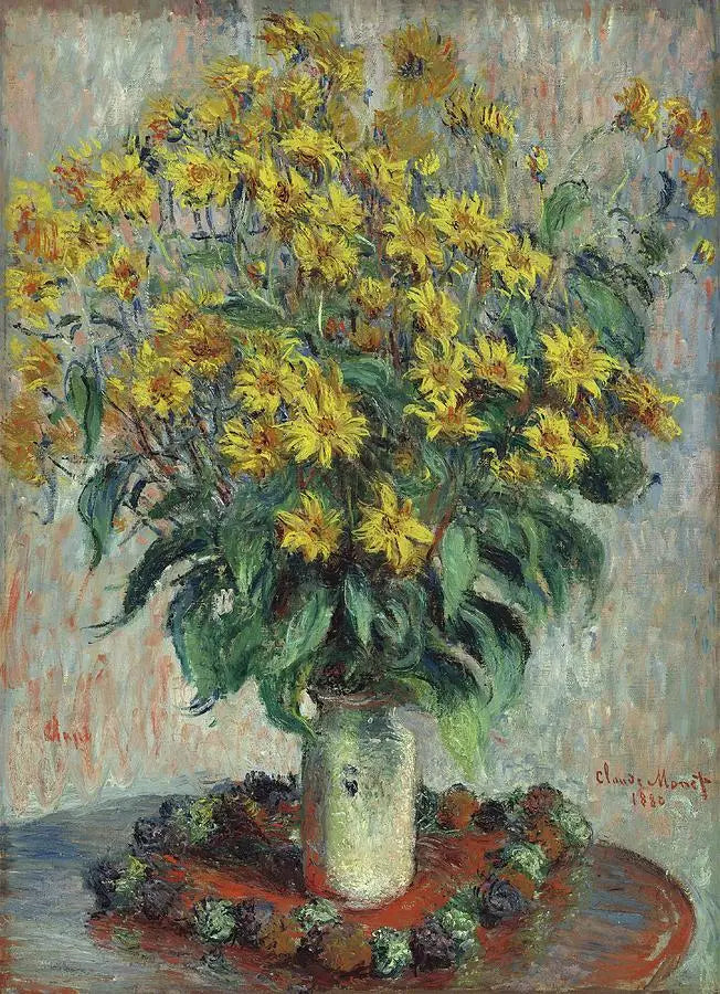 Jordärtskockblommor - Claude Monet