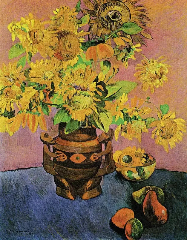Solrosor och mangor - Paul Gauguin