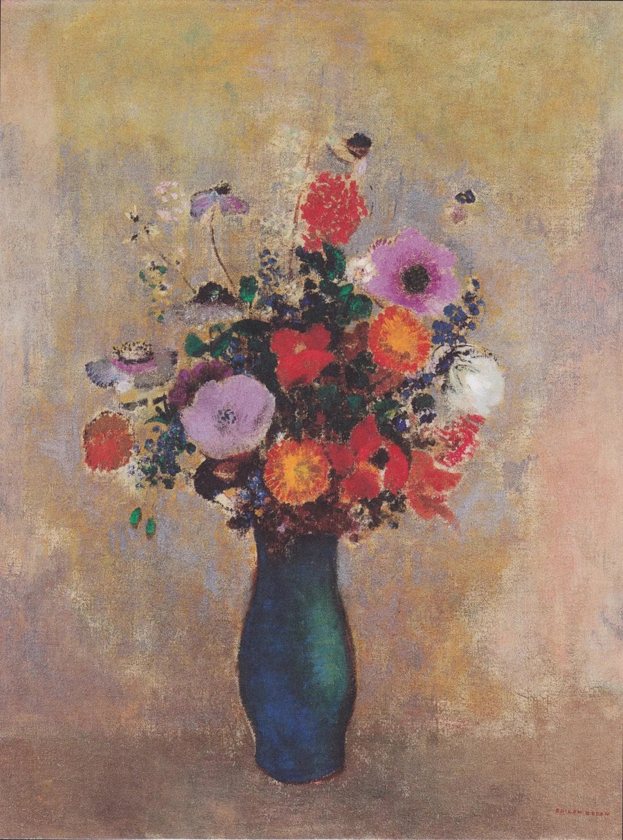 Blommor på fältet - Odilon Redon