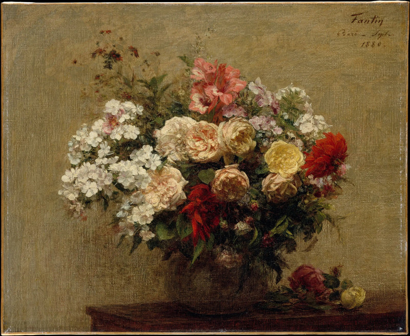 Sommarblommor - Henri Fantin-Latour