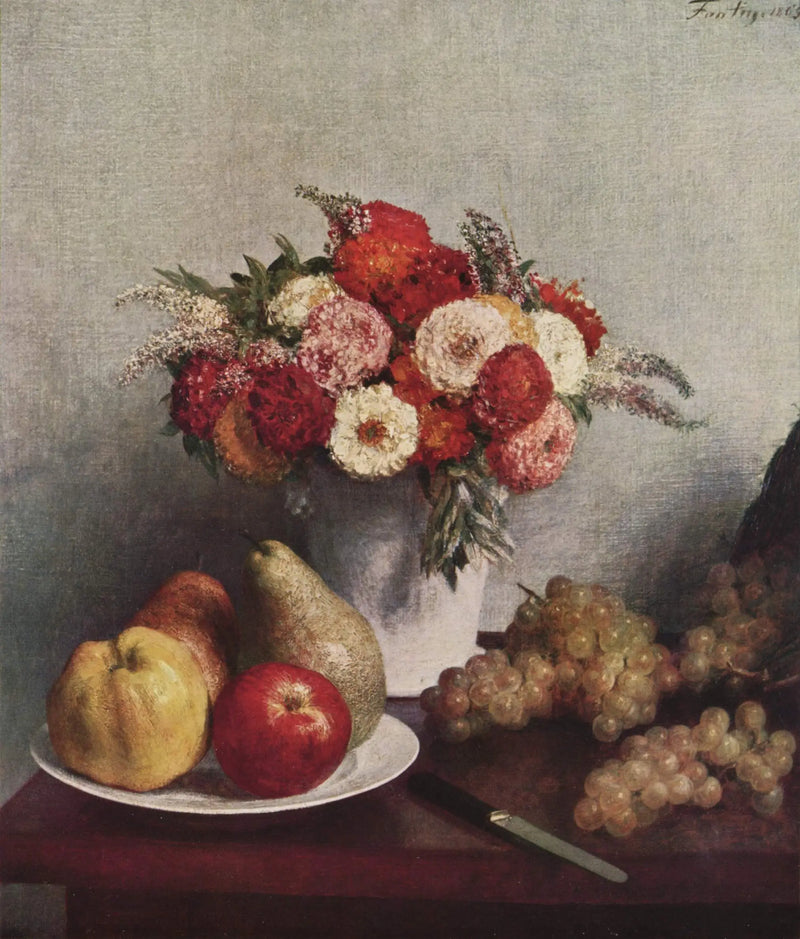 Blommor och frukter - Henri Fantin-Latour