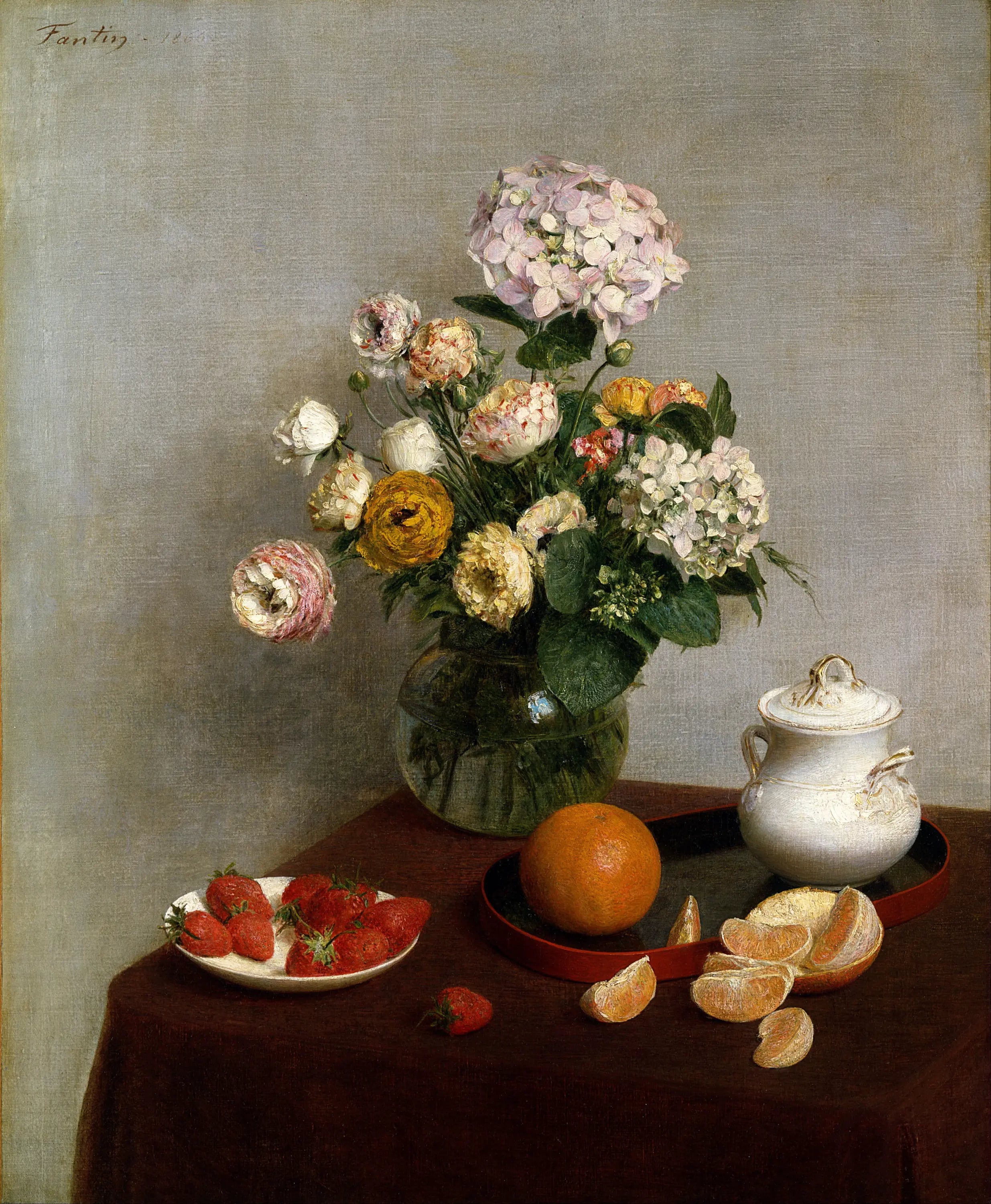 Fleurs et fruits - Henri Fantin-Latour - Alpha Reproduction