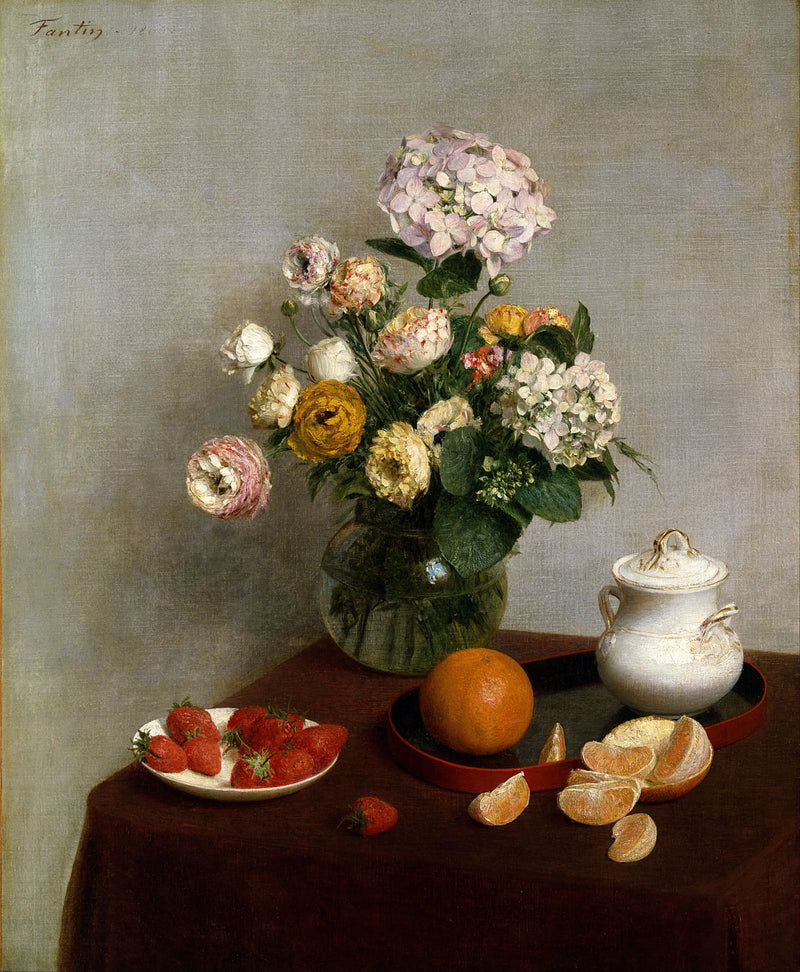 Blommor och frukter - Henri Fantin-Latour