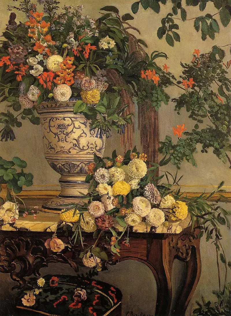 Blommor - Frédéric Bazille
