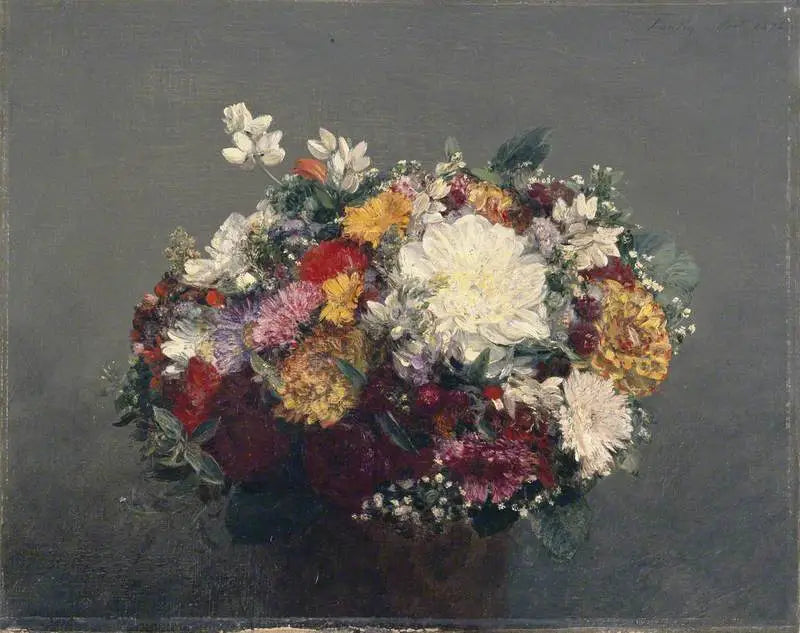 Blommor - Henri Fantin-Latour