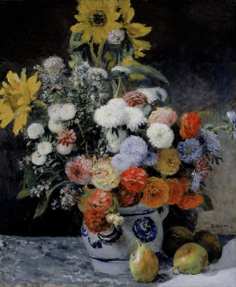 Blommor - Pierre-Auguste Renoir