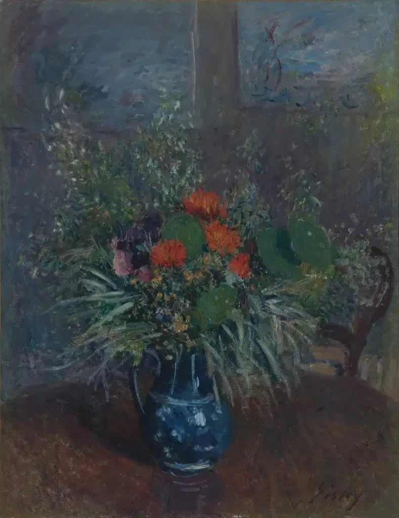 Vilda blommor - Alfred Sisley