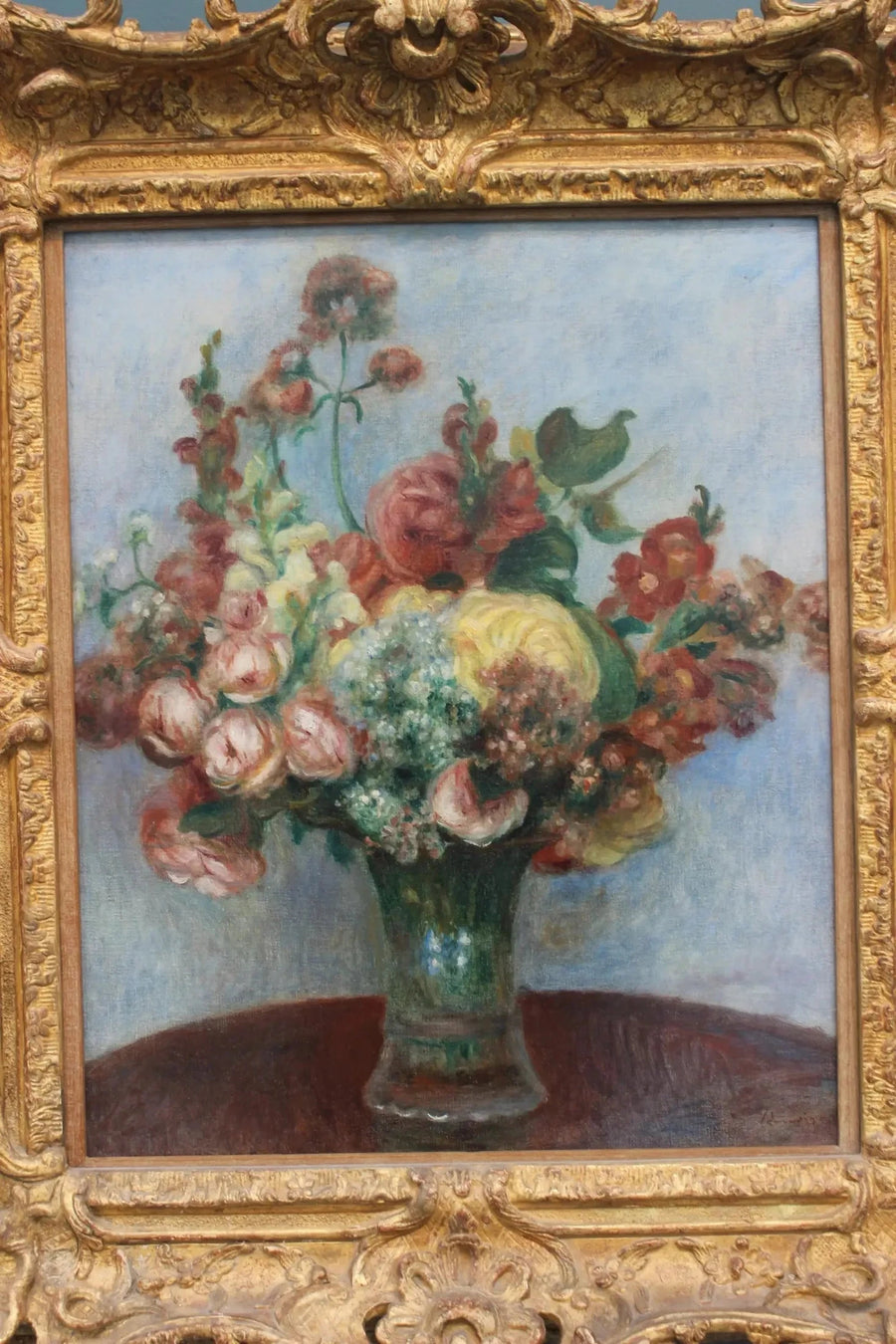 Blommor i en vas - Pierre-Auguste Renoir