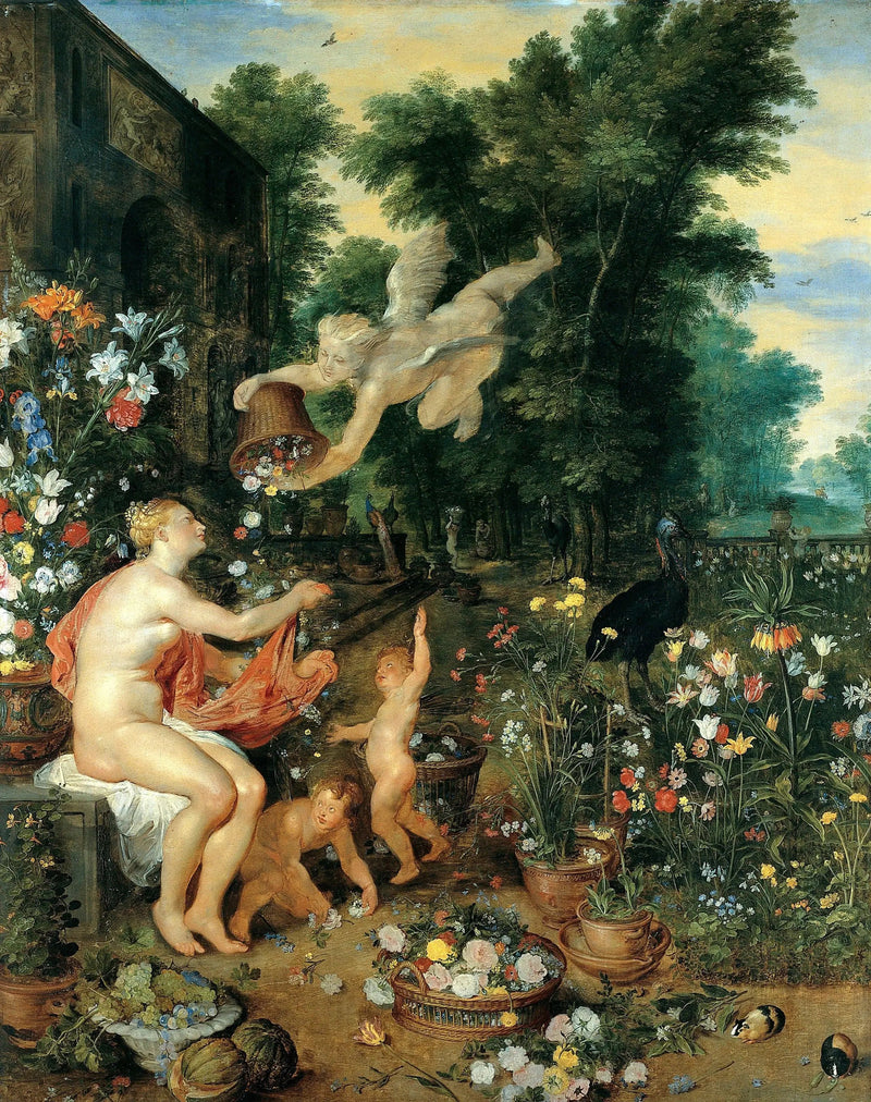 Flora och Zephyr - Peter Paul Rubens