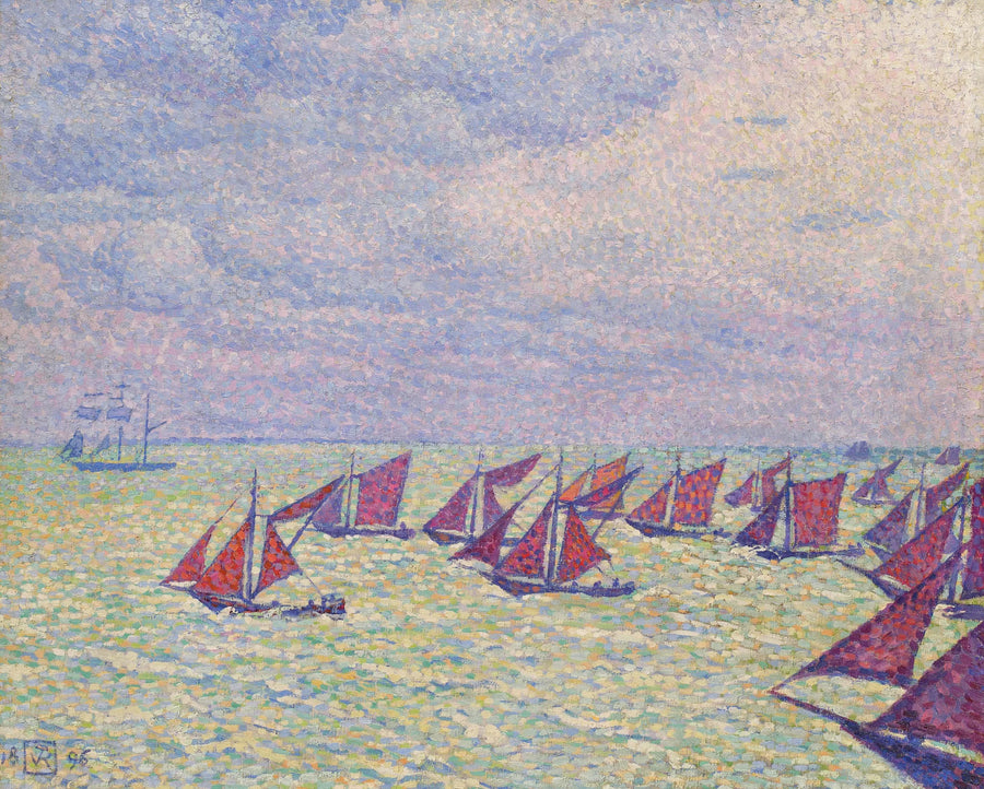 Flottille d’Arnemuiden - Théodore van Rysselberghe