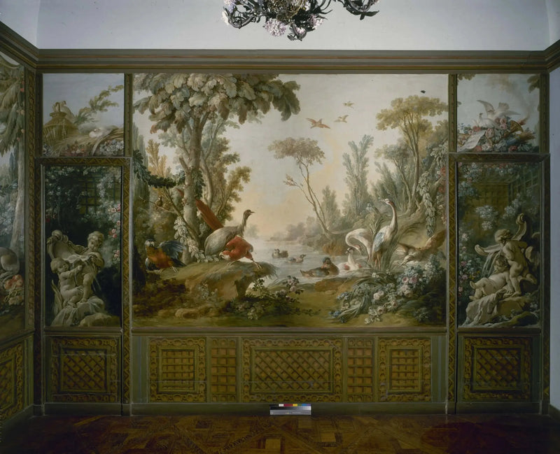 Fontän med två älskare varav en är liggande - François Boucher