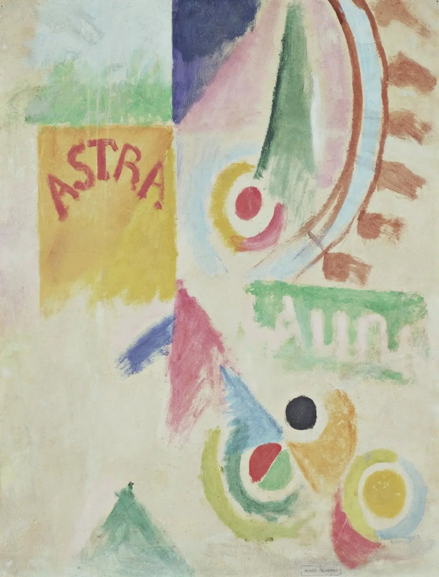 Fotboll. Cardifflaget - Robert Delaunay