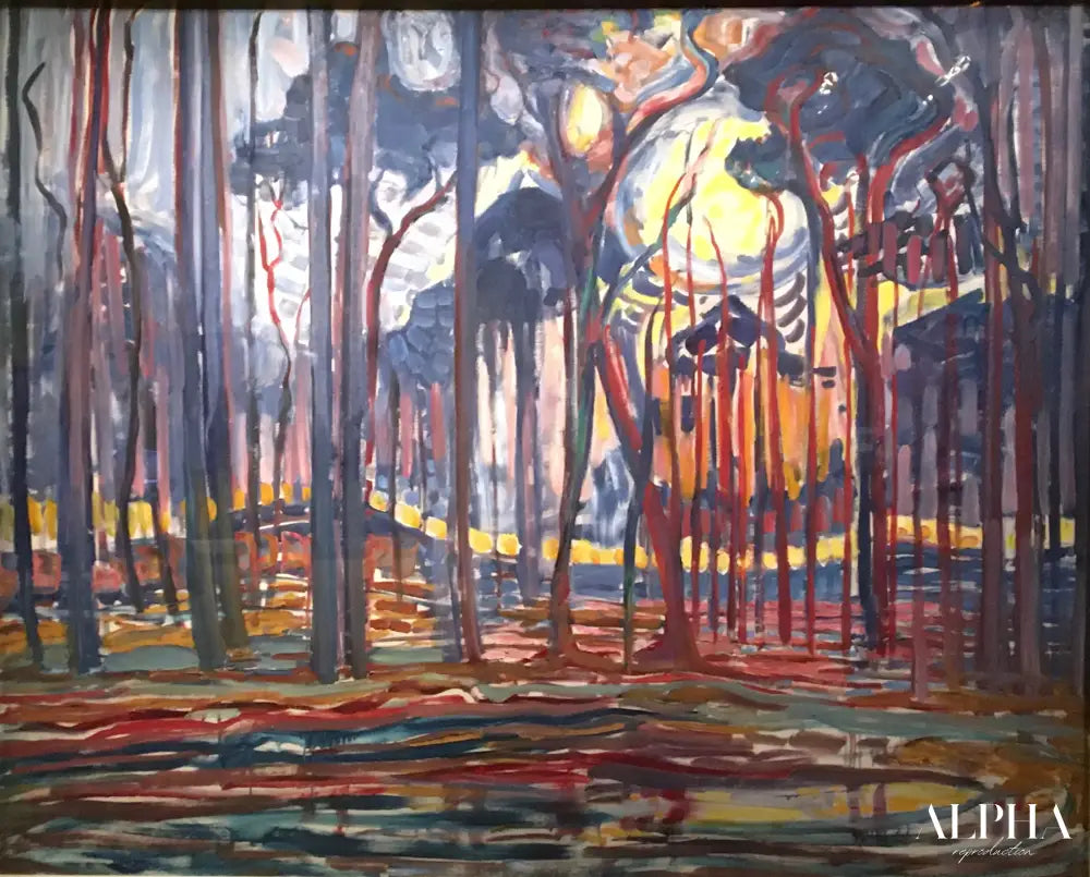 Forêt à Oele - Mondrian - Reproductions de tableaux et peintures haut de gamme