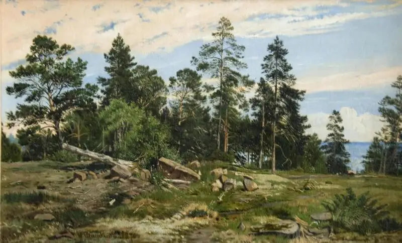 Skog vid havskanten - Ivan Chichkine