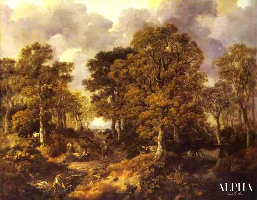 Forêt (Bois de Cornard) - Thomas Gainsborough - Reproductions de tableaux et peintures haut de gamme