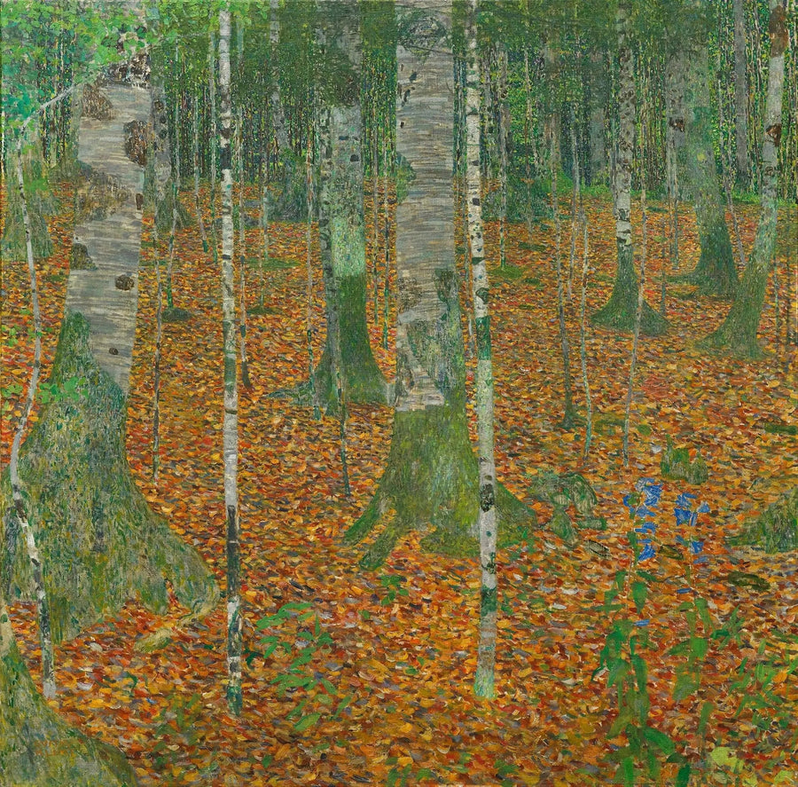 Björkskog - Gustav Klimt