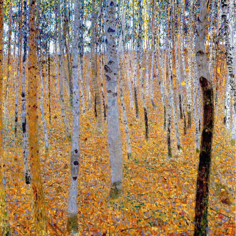 Björkskog - Gustav Klimt