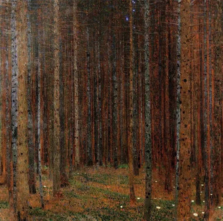 Gran skog I - Gustav Klimt