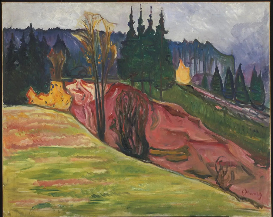 Thuringeskogen - Edvard Munch