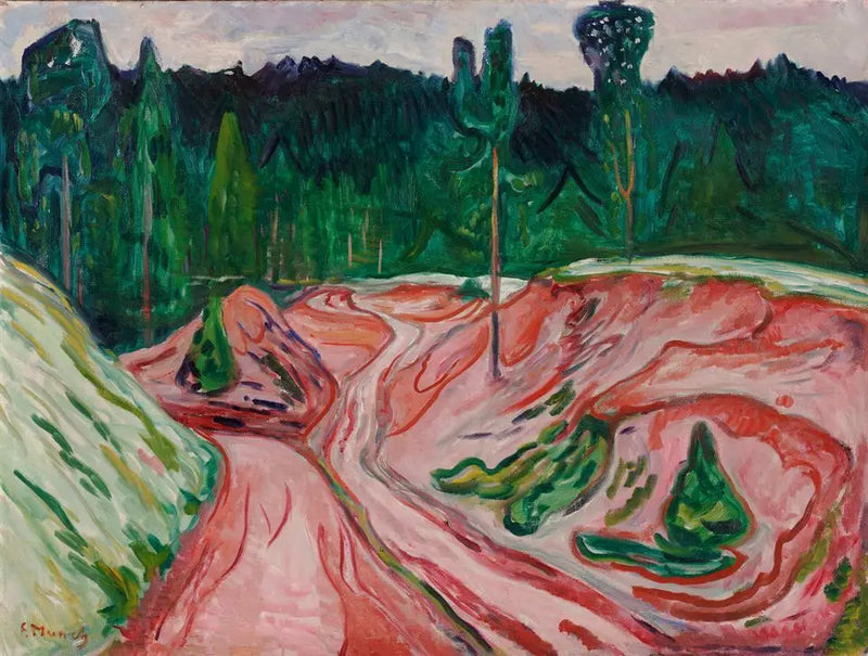 Thuringeskogen - Edvard Munch