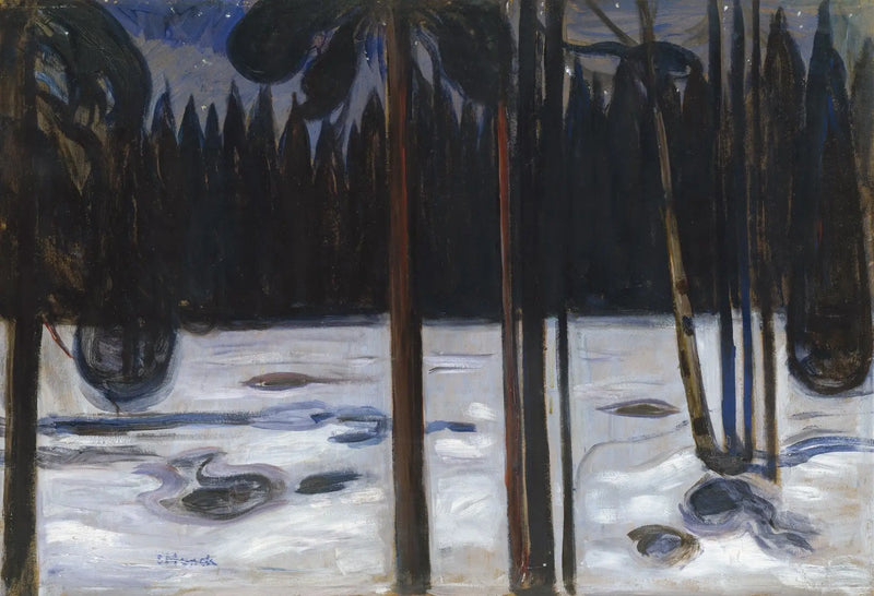 vinterskog - Edvard Munch