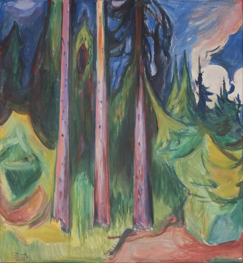 Skog - Edvard Munch