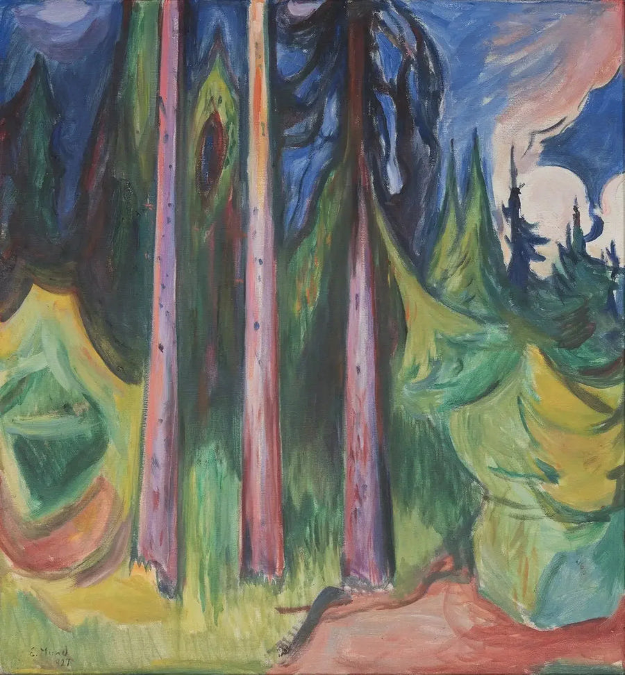 Skog - Edvard Munch