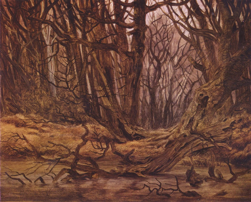 skog i sen höst - Caspar David Friedrich