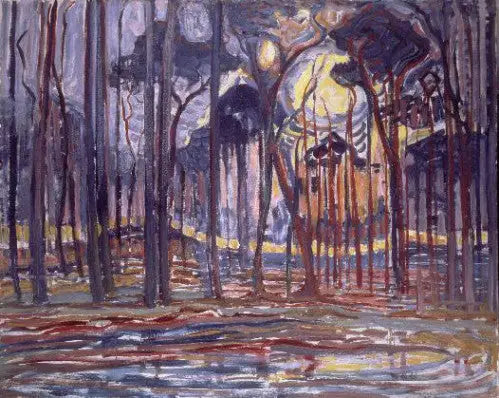 Skog i Oele - Piet Mondrian