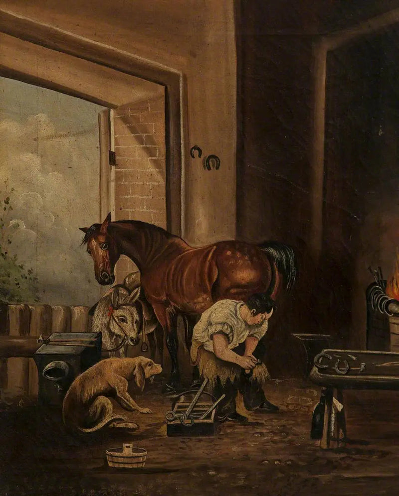 Smedja och smedja - Edwin Henry Landseer