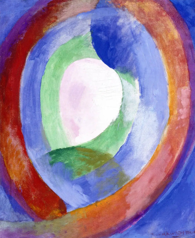 Cirkulära former, Måne nr 1 - Robert Delaunay